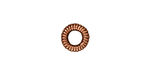 TierraCast Antique Copper (plated) Large Coiled Ring 2x10mm
