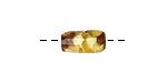 C-Koop Enameled Metal Yellow Mix Barrel 13-14x6-7mm