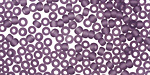 TOHO Transparent Frosted Sugar Plum Round 8/0 Seed Bead