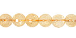 Citrine (A) Faceted Round 9mm