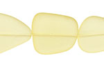 Desert Gold Recycled Glass Flat Freeform 21-23x18-20mm