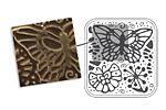 Vintaj DecoEmboss Die Butterfly Swirls 2 3/8"x2 5/8"