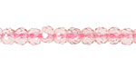Rose Quartz Faceted Rondelle 4mm
