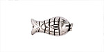 Antique Silver (plated) Fish 20x9mm