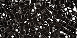 TOHO Opaque Jet Cube 3mm Seed Bead