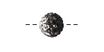 Jet/Crystal Ombre Pave Round 12mm (1.5mm hole)
