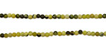Yellow Turquoise Round 2mm
