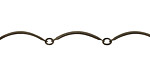 Gunmetal Twisted Arch Bar Chain