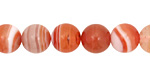 Orange Botswana Agate Round 10mm