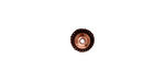 TierraCast Antique Copper (plated) Crown Bead Cap 4x7mm
