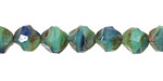 Czech Glass Aquamarine Water Chandelier Cut 8mm
