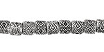 Pewter Snakeskin Slide (Large Hole) 6x7mm
