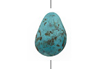 Humble Beads Polymer Clay Teal Egg 19-22x14-15mm