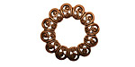 Stampt Antique Copper (plated) S-Wreath Filigree 21mm