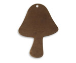 Vintaj Natural Brass Mushroom Blank 36x26.5mm
