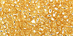 TOHO Light Topaz (with Silver Lining) Round 6/0 Seed Bead
