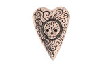 Green Girl Pewter Love Never Dies 28x19mm