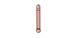 TierraCast Antique Copper (plated) 3/4" Bead Bar 2x19mm