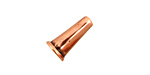 Antique Copper (plated) Small Plain Cone 15x8mm