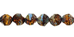 Czech Glass Blueberry Muffin Chandelier Cut 8mm