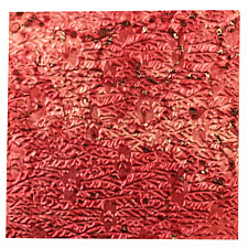 Lillypilly Red Wine Flower Garden Patina Copper Sheet 3"x3", 36 gauge