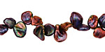 Peacock (dark) Keishi Drop 6-7x7-14mm