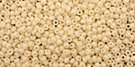 TOHO Opaque Pastel Frosted Egg Shell Round 11/0 Seed Bead