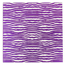 Lillypilly Purple Zebra Anodized Aluminum Sheet 3"x3", 24 gauge