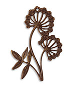Vintaj Natural Brass Queen Anne's Lace 35x48mm