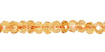 Citrine (A) Faceted Rondelle 4-5x6mm