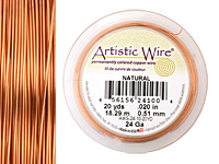 Artistic Wire Natural 24 gauge, 20 yards