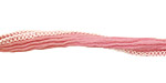 Mocha Pink Blend Hand Dyed 100% Silk Ribbon 1/2"
