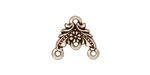 TierraCast Antique Silver (plated) Garland Link 14x15mm
