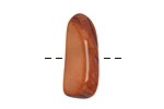 Tagua Nut Caramel Splinter (center-drilled) 7-8x28-35mm