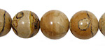 Madagascar Leopardskin Round 14mm