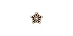 TierraCast Antique Silver (plated) Beaded Star 7mm