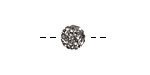 Black Diamond Pave (w/ Preciosa Crystals) Round 8mm