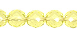 Czech Fire Polished Glass Jonquil Round 12mm