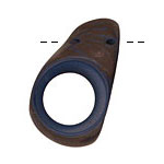 Tagua Nut Royal Open Slice (side drilled) 33-45x24-36mm