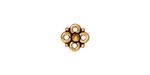 TierraCast Antique Gold (plated) Cloverleaf Link 8mm