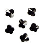 Onyx Faceted Butterfly 6x6mm