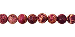 Ruby Impression Jasper Round 6mm