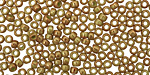 TOHO Marbled Opaque Avocado/Pink Round 8/0 Seed Bead