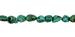 Chinese Turquoise Tumbled Nugget 4-6x4-5mm