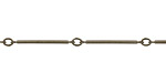 Gunmetal Twisted Bar Chain