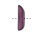 Tagua Nut Lilac Splinter (center-drilled) 7-8x28-35mm