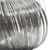 Remembrance Stainless Steel Memory Wire Large Bright Bracelet 8 oz.