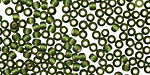 TOHO Olive (with Frosted Silver Lining) Round 8/0 Seed Bead