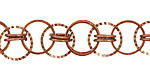 Antique Copper (plated) Medley Ring Chain