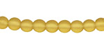 Amber Recycled Glass Round 6mm